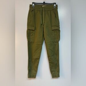 Refuge high rise olive Green tapered leg Cargo Pants with Pockets S